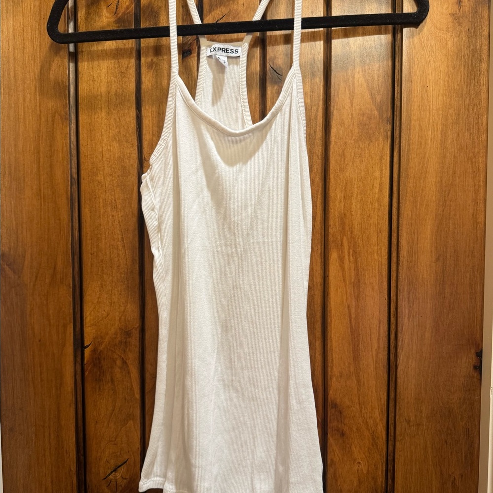 Express Women's White Tank Top